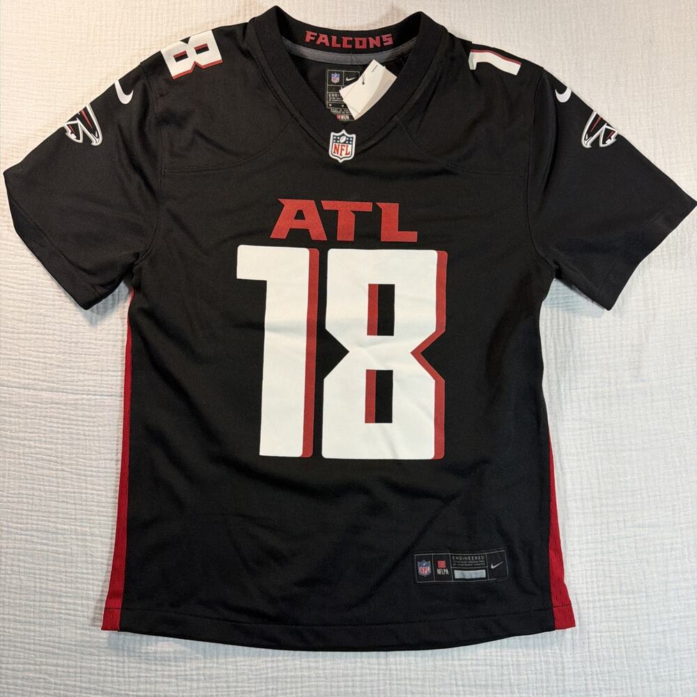 Atlanta Falcons Nike On Field NFL Kirk Cousins #18 Jersey Youth Medium M Black